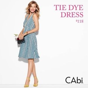 CAbi Tie Dye Dress #323 Jersey Soft Halter